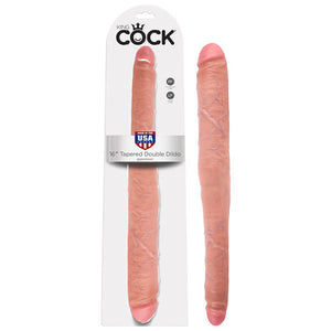 King Cock 16'' Tapered Double Dildo -  40.6 cm (16'') Double Dong