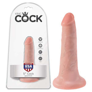 King Cock 5'' Cock -  12.7 cm (5'') Dong