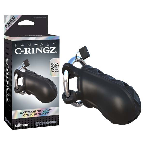 Fantasy C-Ringz Extreme Silicone Cock Blocker -  Cock Cage