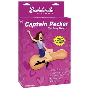 Bachelorette Party Favors Captain Pecker - Inflatable Penis - HOUSE OF HALFORD