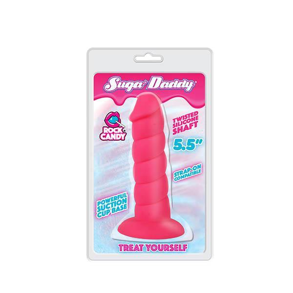 Rock Candy Suga Daddy - Raspberry Rose 14 cm (5.5'') Dong - HOUSE OF HALFORD