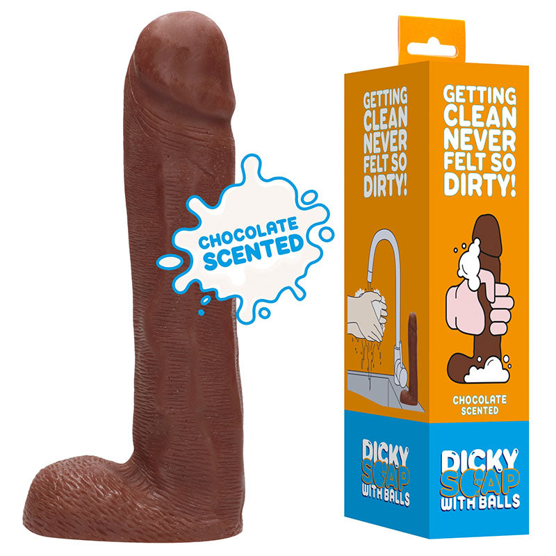 S-Line Dicky Soap With Balls - Chocolate Scented Novelty Soap