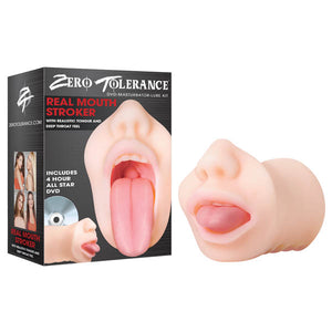 Real Mouth Stroker -  Mouth Stroker with DVD & Lube