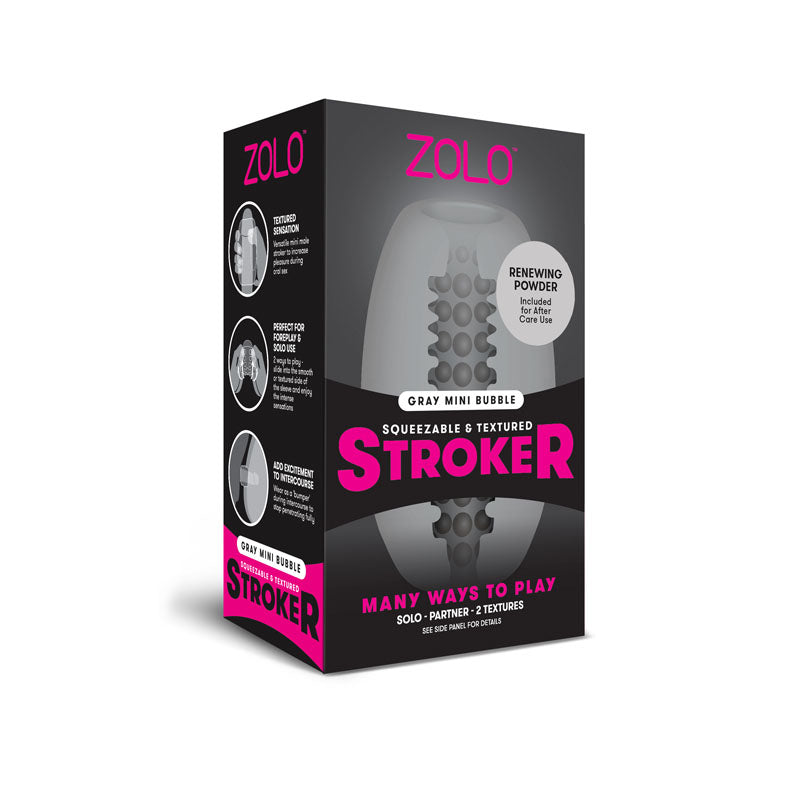 Zolo Grey Mini Bubble Stroker - Grey Mini Stroker