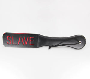 Berlin Baby 'SLAVE' Vegan Leather Slapper Paddle - HOUSE OF HALFORD