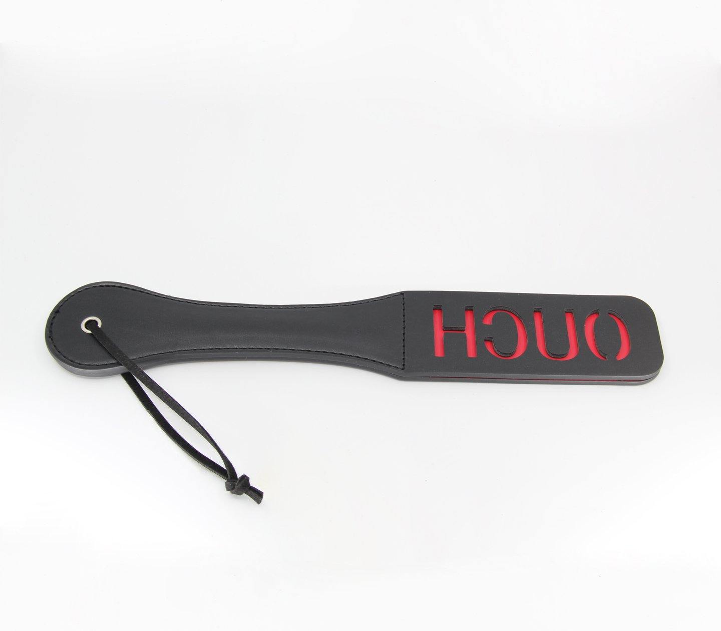 Berlin Baby 'OUCH' Vegan Leather Slapper Paddle - HOUSE OF HALFORD