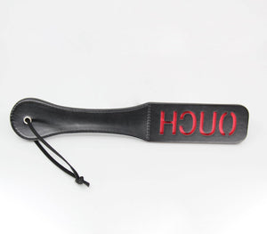Berlin Baby 'OUCH' Vegan Leather Slapper Paddle - HOUSE OF HALFORD